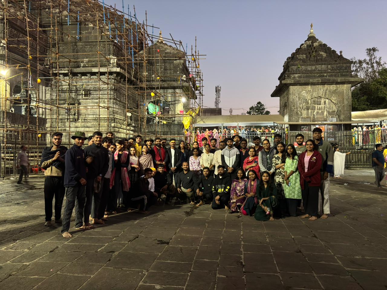 Expert trek leader guiding a group through Western Ghats